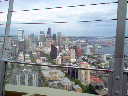 Seattle from the top of the Space Needle
