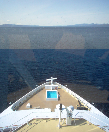 View of the Bow from "The Sun Deck"