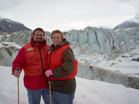 Steve & Paula in Front of the Crevasse