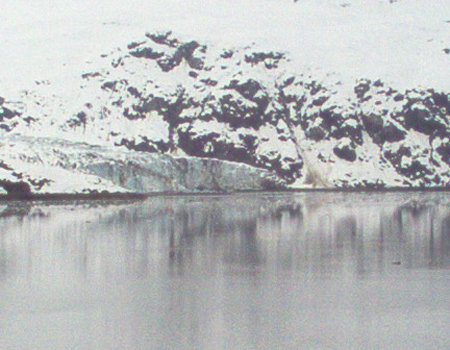 The "Blue Lamplugh" Glacier from the Tarr Inlet