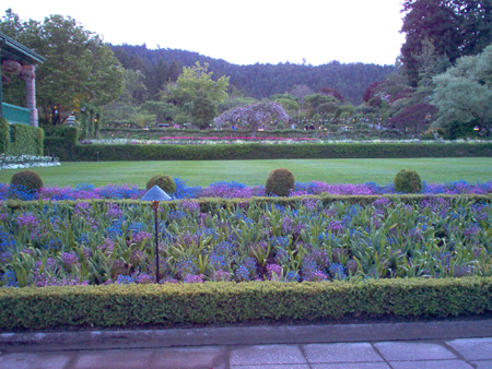 View towards the Rose Garden from the Italian Garden