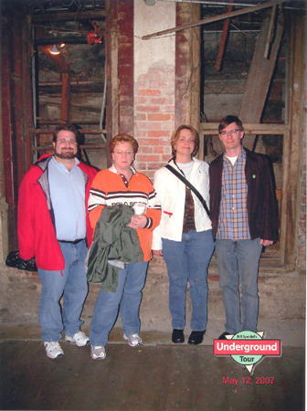 Steve, Paula, Stacey, and Kyle tour the Underground