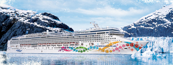 The Norwegian Pearl - (Picture from the Norwegian Cruise Lines Website)