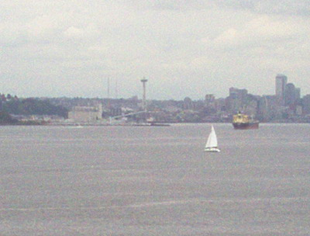 Seattle in the distance