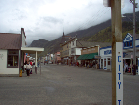 View up State Street (in the tourist section)