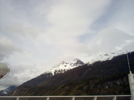 View of the Mountains from the Norwegian Pearl