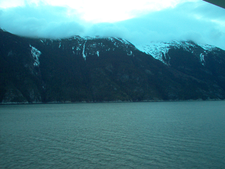 A cloudy morning in Glacier Bay