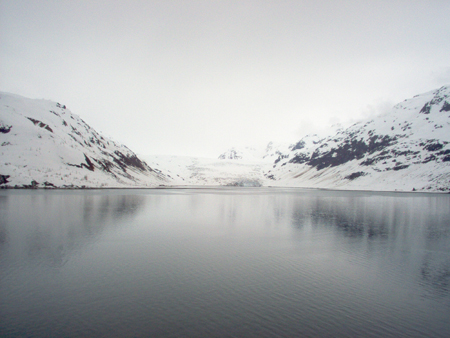 A last look at the Reid Glacier