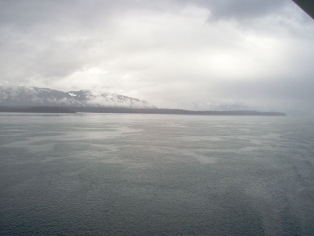 After a perfect day in Glacier Bay, it rained for a few hours and then cleared up enough for the next picture.