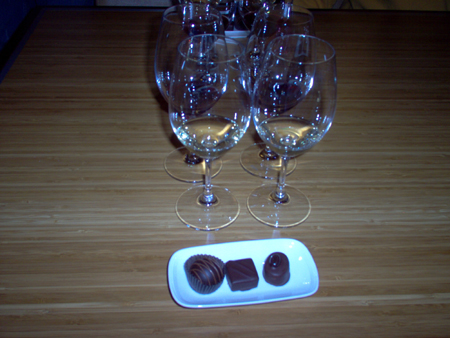 Wine and Chocolate Pairing